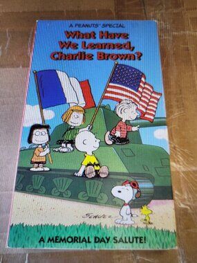 What Have We Learned, Charlie Brown VHS Tape 1996 RARE GUC TESTED A+++++